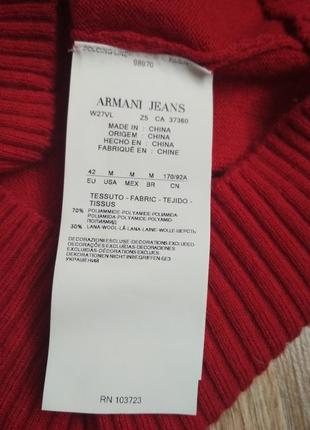 Armani jeans джемпер, 30% вовна5 фото