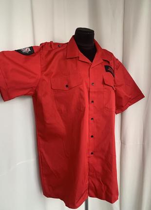 Пожарный пожарник рубашка2 фото