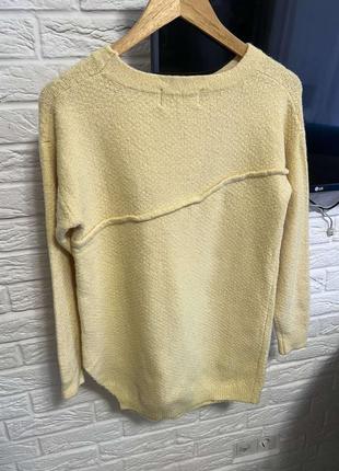 Кофта свитер жёлтая4 фото