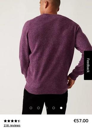 Джемпер мериносова шерсть та шовк m&s collection7 фото