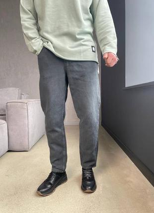 Класичні сірі джинси / прямі сірі джинси чоловічі