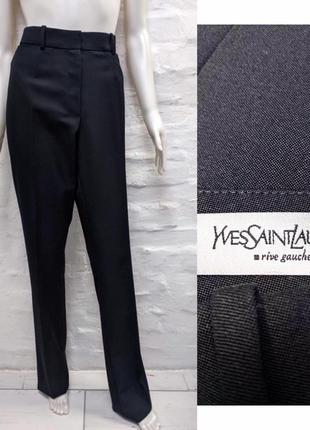 Yves saint laurent оригинальные элегантные брюки из шерсти