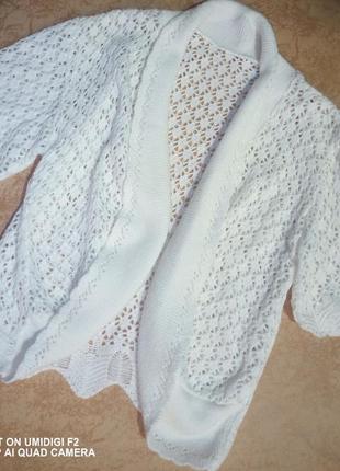 Кофточка ажурная вязка р.м-л обмен