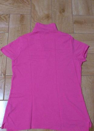 Polo поло жіноче рожеве женское розовое футболка тенниска polo ralph lauren sport🐎 р.м🇺🇸2 фото
