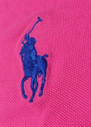 Polo поло жіноче рожеве женское розовое футболка тенниска polo ralph lauren sport🐎 р.м🇺🇸4 фото