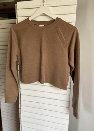 Кофта топ світшот кроп топ h&amp;m