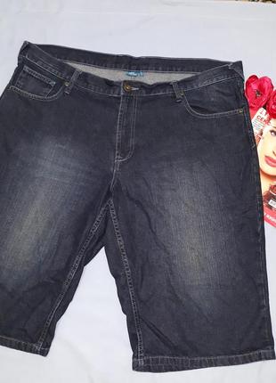 Шорты шорти женские джинсовые размер 54 / 20 не стрейчевые1 фото