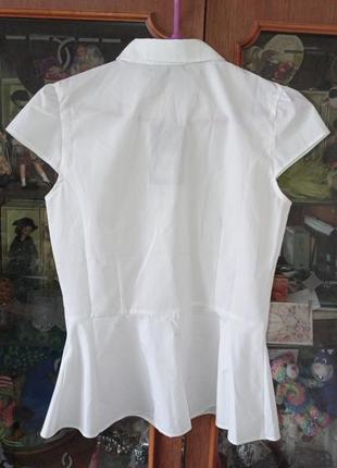 Рубашка блуза школьная форма 14лет2 фото