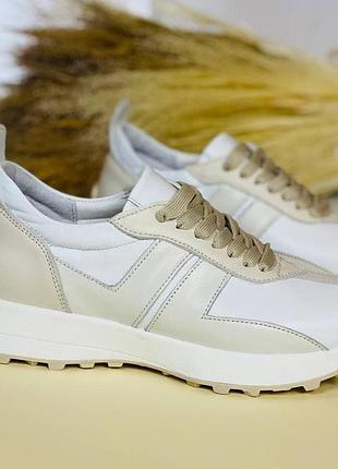 Женские кожаные кеды