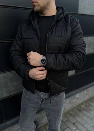 Чоловіча куртка чорного кольору/дуже якісна і чорному кольорі4 фото