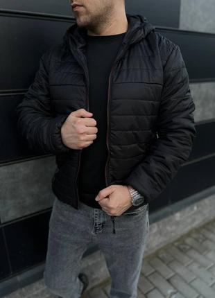 Чоловіча куртка чорного кольору/дуже якісна і чорному кольорі1 фото