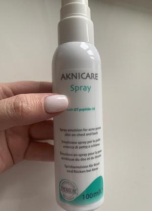 Емульсія, спрей, проти акне, вугрів, подразнень. aknicare
