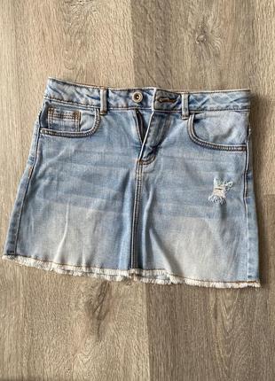 Джинсова спідничка zara