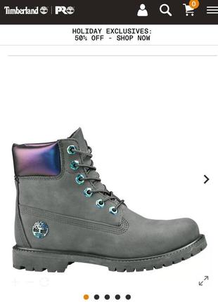 Timberland 6 inch premium boot waterproof - нові жіночі черевики2 фото