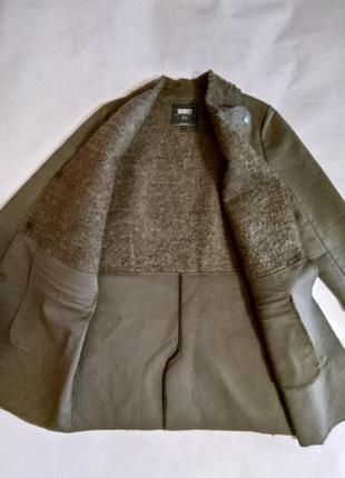 Шикарне стильне модне шерстяне пальто,xl4 фото