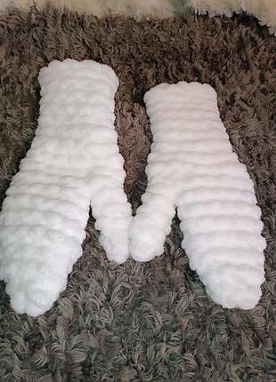 Теплі рукавички русної роботи, мітенки