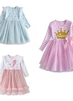 Нарядное платье 3,4,5. святкова сукня 98;104,110. фатин