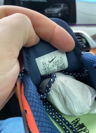 Nike air max ts мужские кроссовки. цвет синий с оранжевым.7 фото