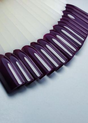 Глубокий фиолетовый гель лак, сливовой гель лак