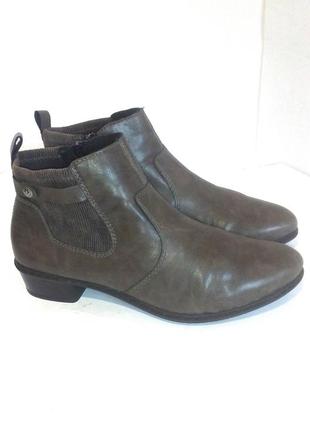 🥾 стильні черевики єврозима від бренда rieker, р.39 код b3944