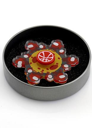 Анимационный бегущий спиннер among us амонг ас красный