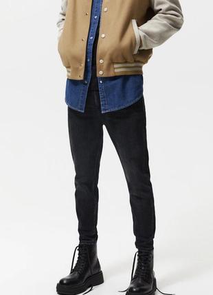 Zara skinny cropped джинсы скинни 38 eu2 фото