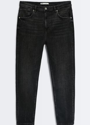 Zara skinny cropped джинсы скинни 38 eu4 фото