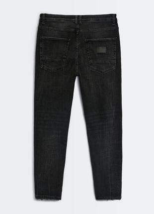 Zara skinny cropped джинсы скинни 38 eu5 фото