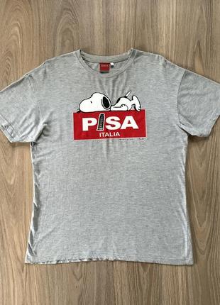 Чоловіча футболка peanuts pisa italia