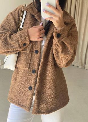 Тепла шубка-сорочка