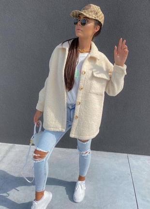 Тепла шубка-сорочка2 фото