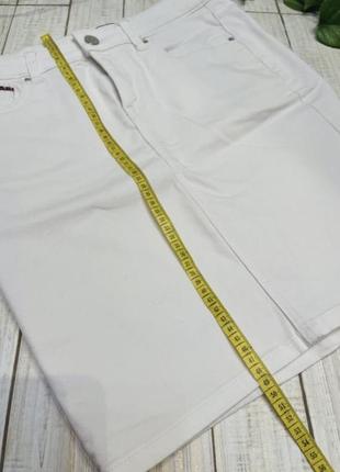 Белая джинсовая юбка, оригинал!3 фото