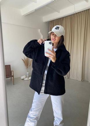 Тепла шубка сорочка овчинка