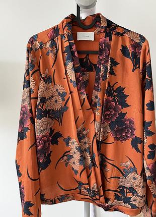 Блуза с принтом