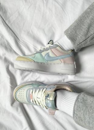 Женские кроссовки nike air force 1 shadow pastel5 фото