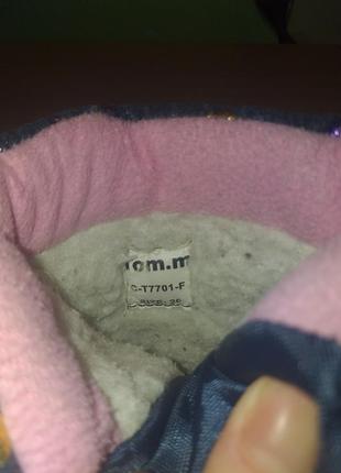 Сапожки зимние 16,5 см tom.m 5