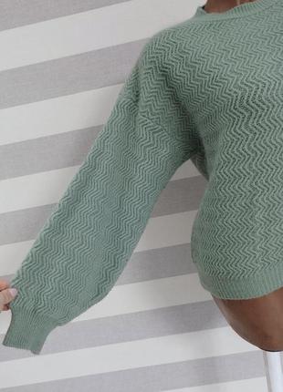 Крутий светр кофта з об'ємними рукавами shein3 фото
