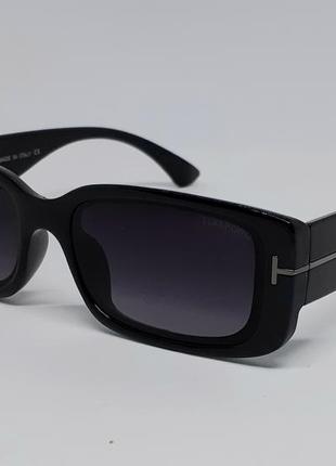 Tom ford модные брендовые женские солнцезащитные очки черные с градиентом