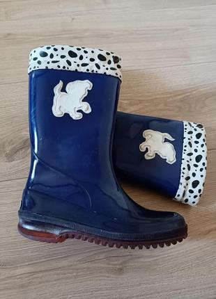 Гумовчики для дівчинки/ італія/ якісні дитячі гумові чоботи