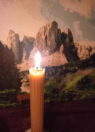 Свічки із натуральної вощини4 фото