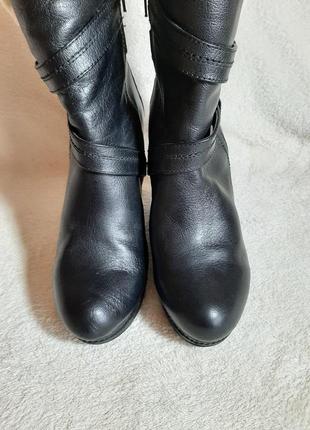 Натуральні шкіряні чоботи фірми bata p.36 уствлка 23,5 см