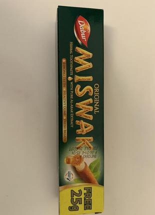 Зубна паста місвак miswak 75г (gold/original)