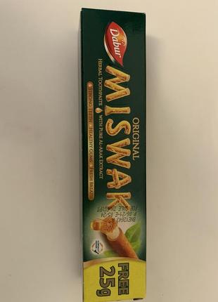 Зубна паста місвак miswak 75г (gold/original)1 фото