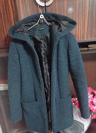 Полу пальто осіннє -весняне(шарф в подарунок 🎁)