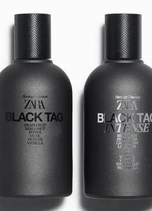 Zara набір ароматів для чоловіків black tag / black tag intense 2x100 ml