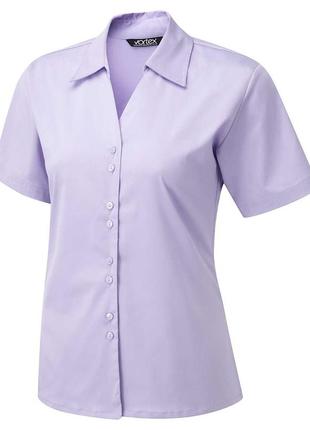Нова блуза бузкова стрейч *vortex designs* 46-48р2 фото