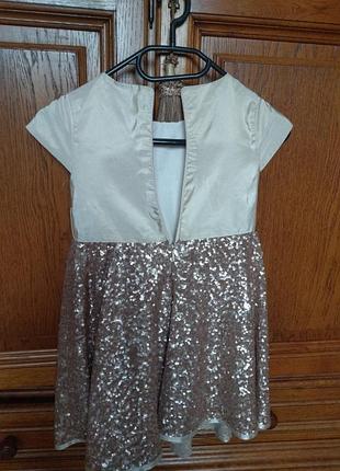 Стильне нарядне плаття паєтки 5