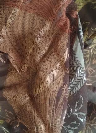 Платок из натурального шифона christian fischbacher