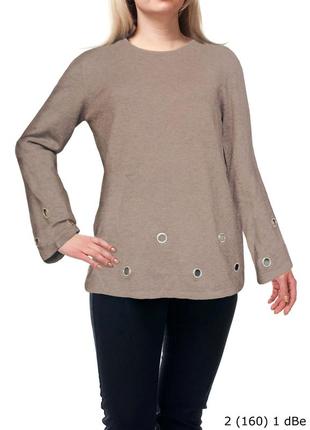 Жіночий светр. кольори: сірий, бежевий. светр жіночий, молодіжний.  (160) 1 dbe1 фото
