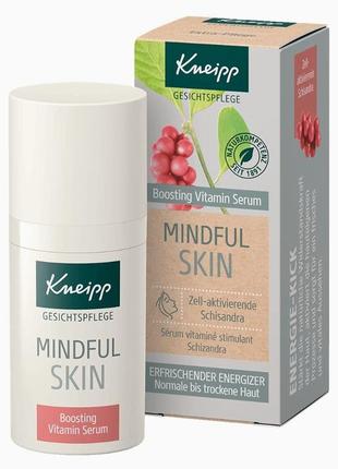 Kneipp mindful skin boosting vitamin serum освежающая увлажняющая бодрящая витаминная сыворотка витамин c e